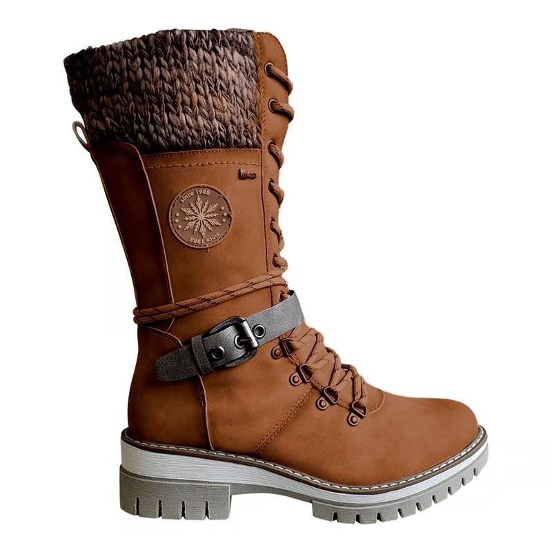 Bottes en Cuir Véritable pour Femme