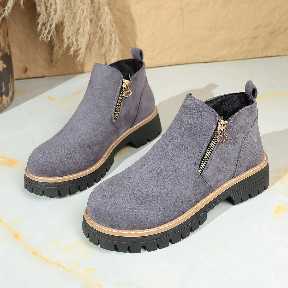 Chaussure en Cuir Naturel femme