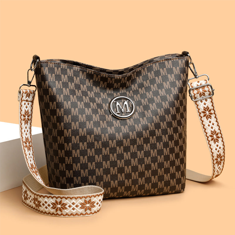 Sac Bandoulière Élégant Motif Monogramme