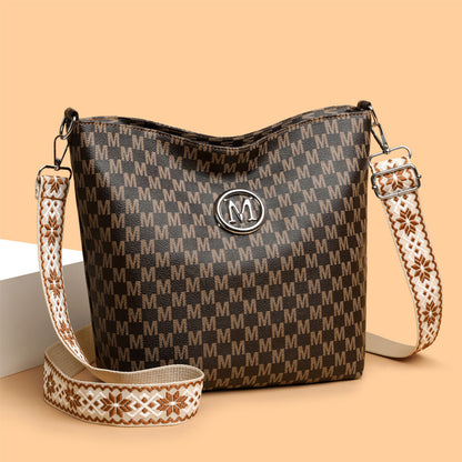 Sac Bandoulière Élégant Motif Monogramme