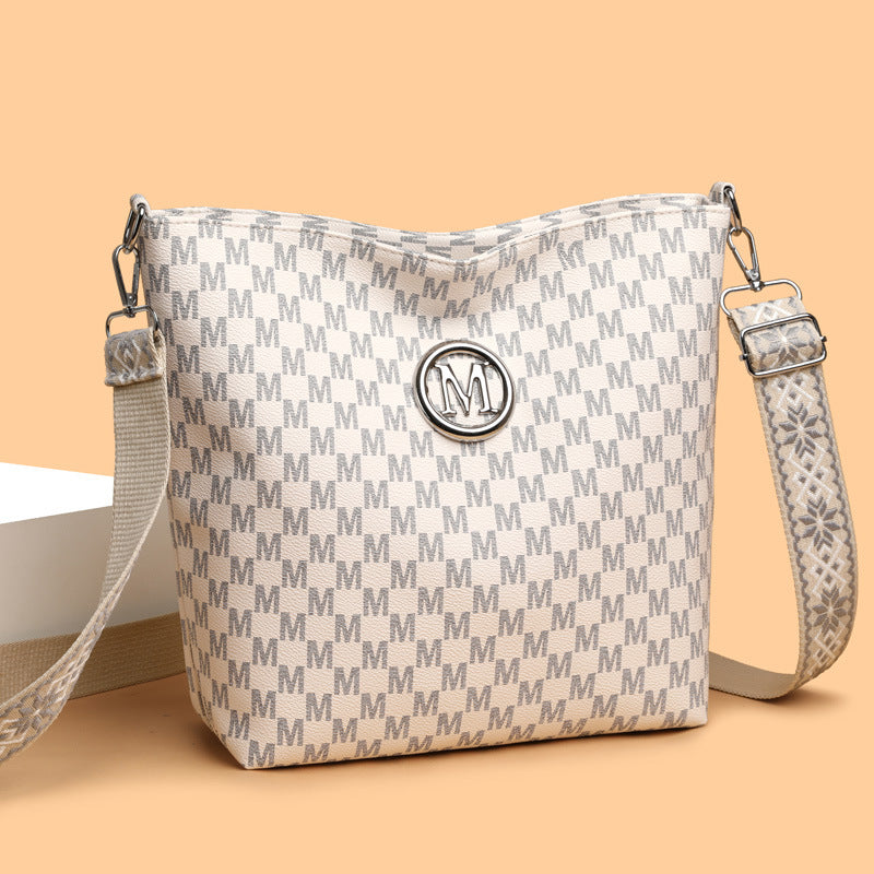 Sac Bandoulière Élégant Motif Monogramme