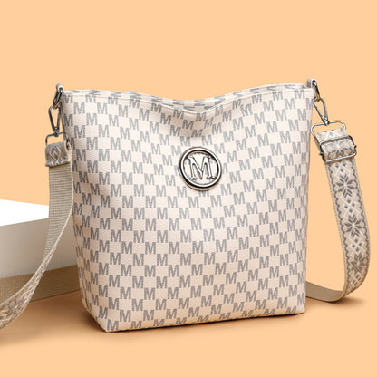 Sac Bandoulière Élégant Motif Monogramme