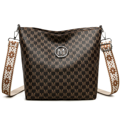 Sac Bandoulière Élégant Motif Monogramme