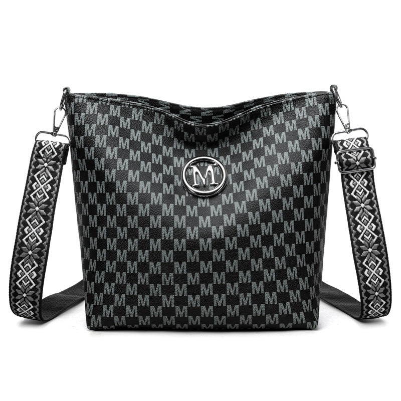Sac Bandoulière Élégant Motif Monogramme