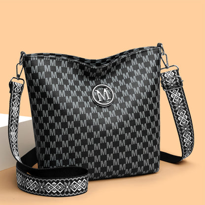 Sac Bandoulière Élégant Motif Monogramme