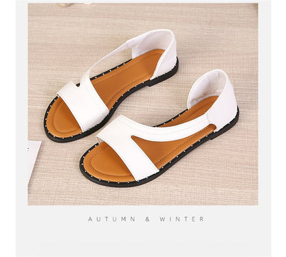 Sandales Plates Femme Confort Élégant