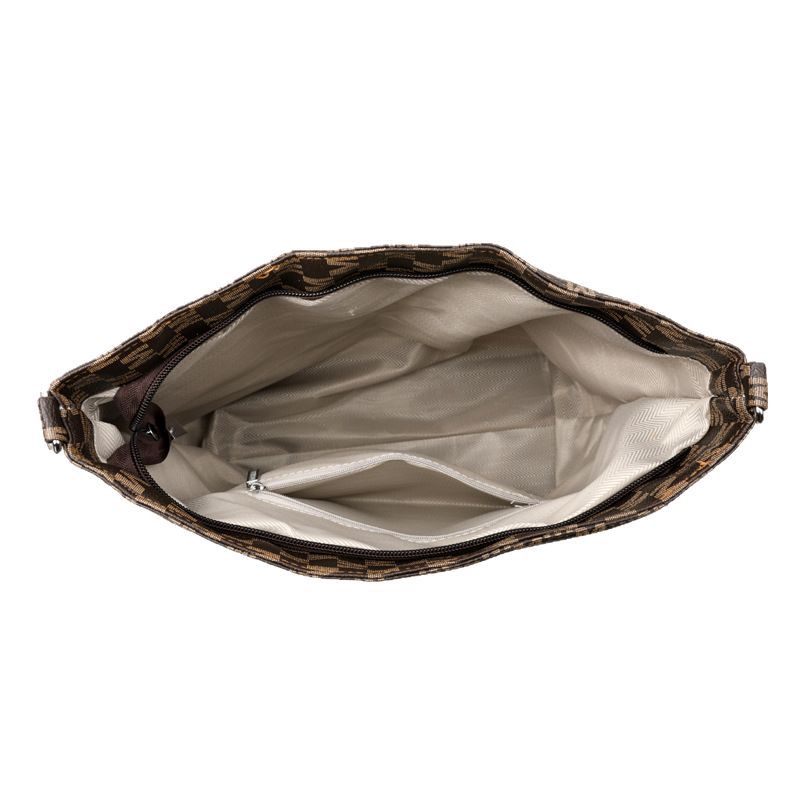 Sac Bandoulière Élégant Motif Monogramme