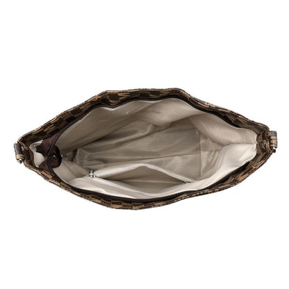 Sac Bandoulière Élégant Motif Monogramme