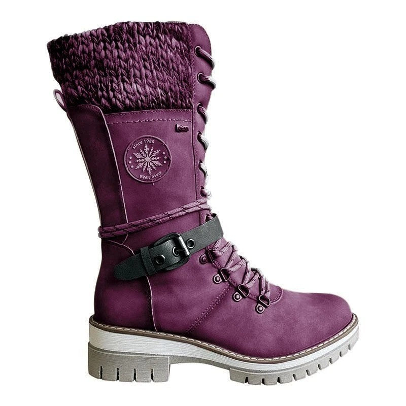 Bottes en Cuir Véritable pour Femme