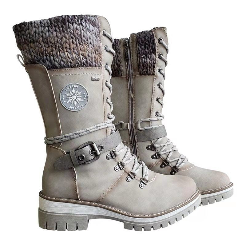 Bottes en Cuir Véritable pour Femme