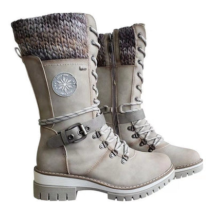 Bottes en Cuir Véritable pour Femme