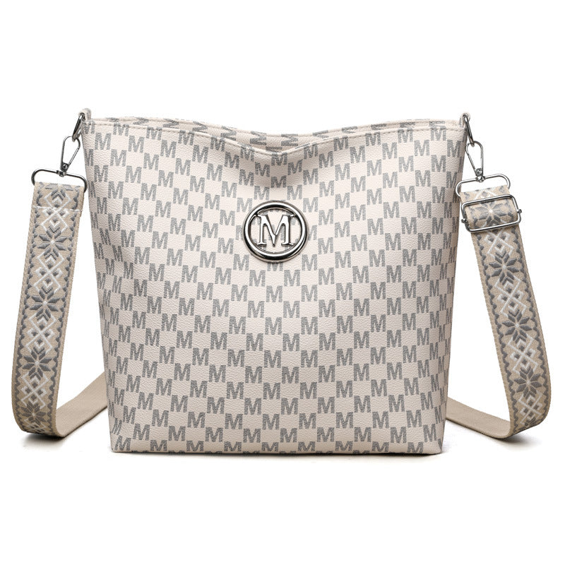 Sac Bandoulière Élégant Motif Monogramme