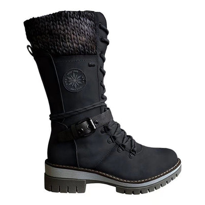 Bottes en Cuir Véritable pour Femme