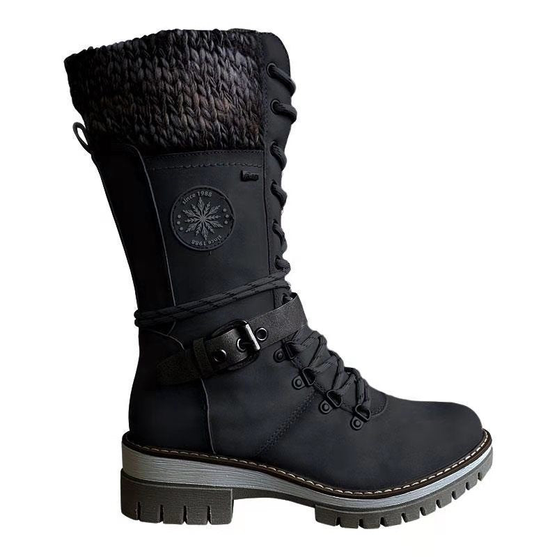 Bottes en Cuir Véritable pour Femme
