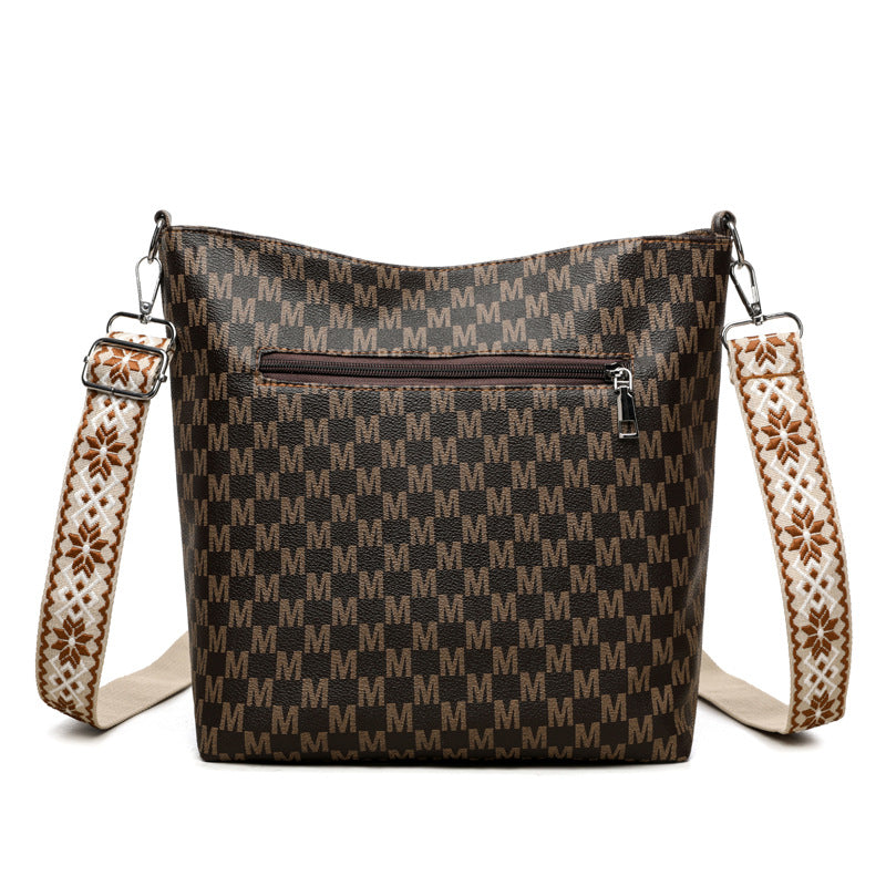 Sac Bandoulière Élégant Motif Monogramme